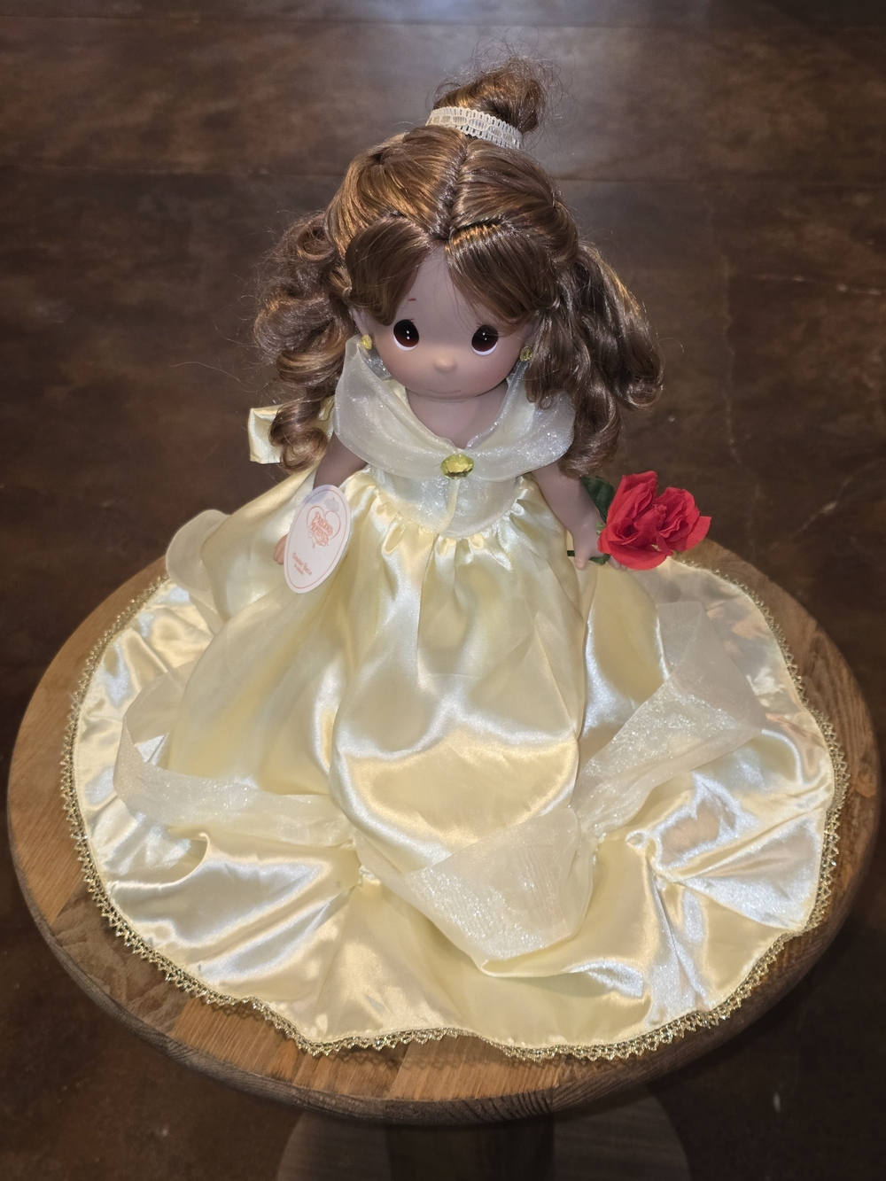 Precious Moments Disney Classic Belle Doll 12" With Stand – Beauty & the Beast